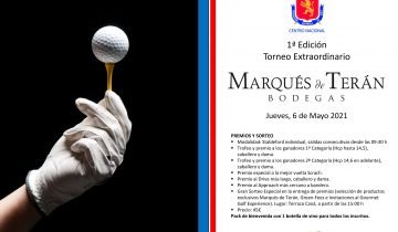Marqués de Terán, patrocinador oficial del Centro Nacional de Golf